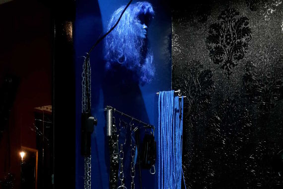 Das blaue Latex Zimmer Das blaue Latex Zimmer